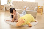 Almofada de pelúcia grande Platypus para dormir de bruços. Conforto e suporte excepcionais para uma postura ideal e alívio da pressão. — foto 14