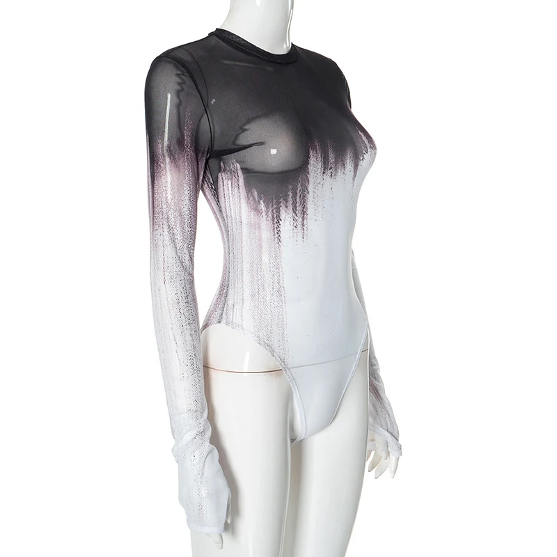 Title 10, Womens Contrast Color Splash-dyeing Printed Me...