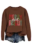Maglione Donna Scollo Tondo Maniche Lunghe Loose Fit, Comodo e Casual per Tutti i Giorni, Perfetto per l'Autunno e l'Inverno — foto 25