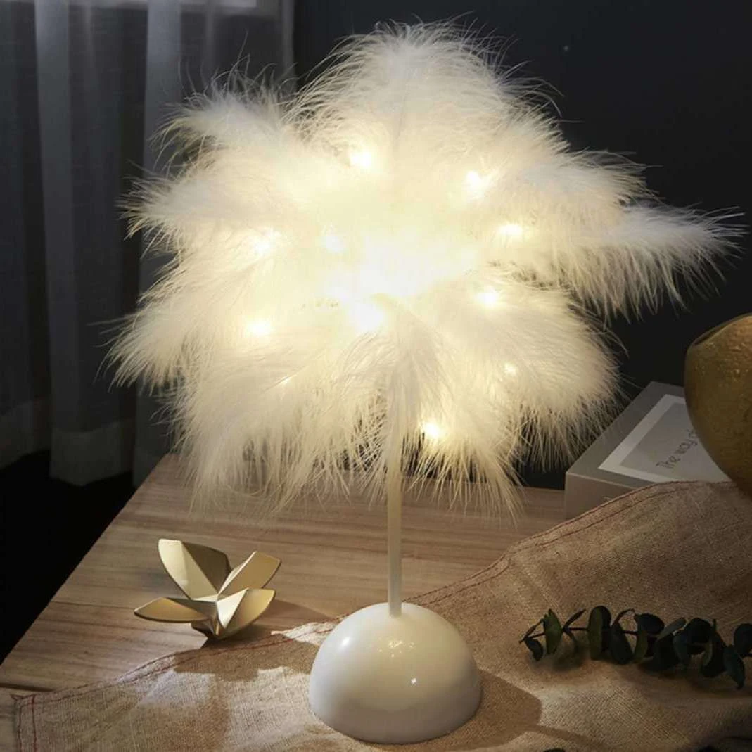 Title 2, Creative Table Lamp Net Red Jewelry Room Decora...