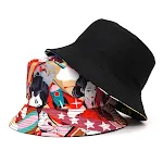 Antique Style Dancing Girl Printed Fisherman Hat for Women, a New Sun Hat for Spring and Summer, Perfect for Outdoor Lei — photo 9