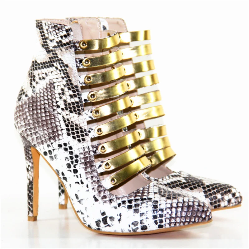 Leopardmuster High Heels für den Club, spitz zulaufend. Bühnenschuhe für einen stilvollen Auftritt. Stiletto-Design für Fashionistas. — foto 5