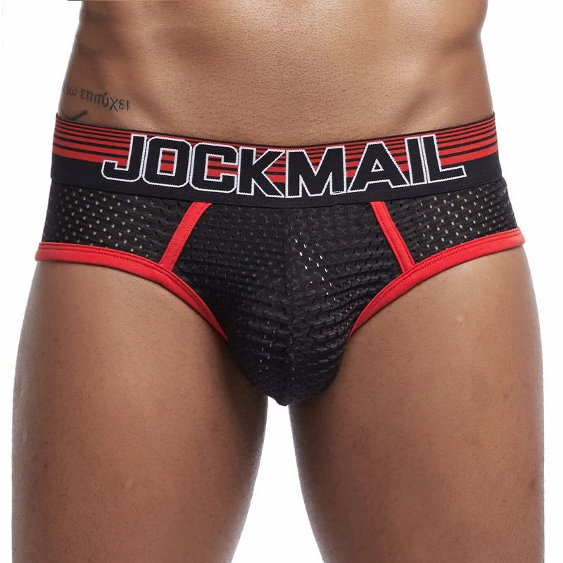 Title 4, Breathable Mesh Sports Fitness Briefs for Comfo...