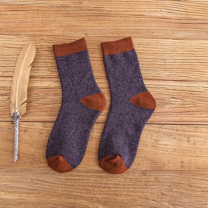 Title 3, Mens winter socks thickened warm double terry ...