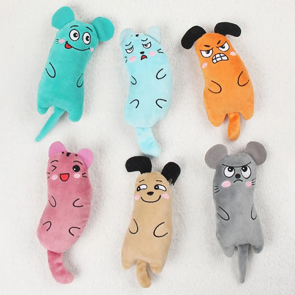 Title 4, Cat Toy Plush Mouse Cute Modeling Bite-resistan...