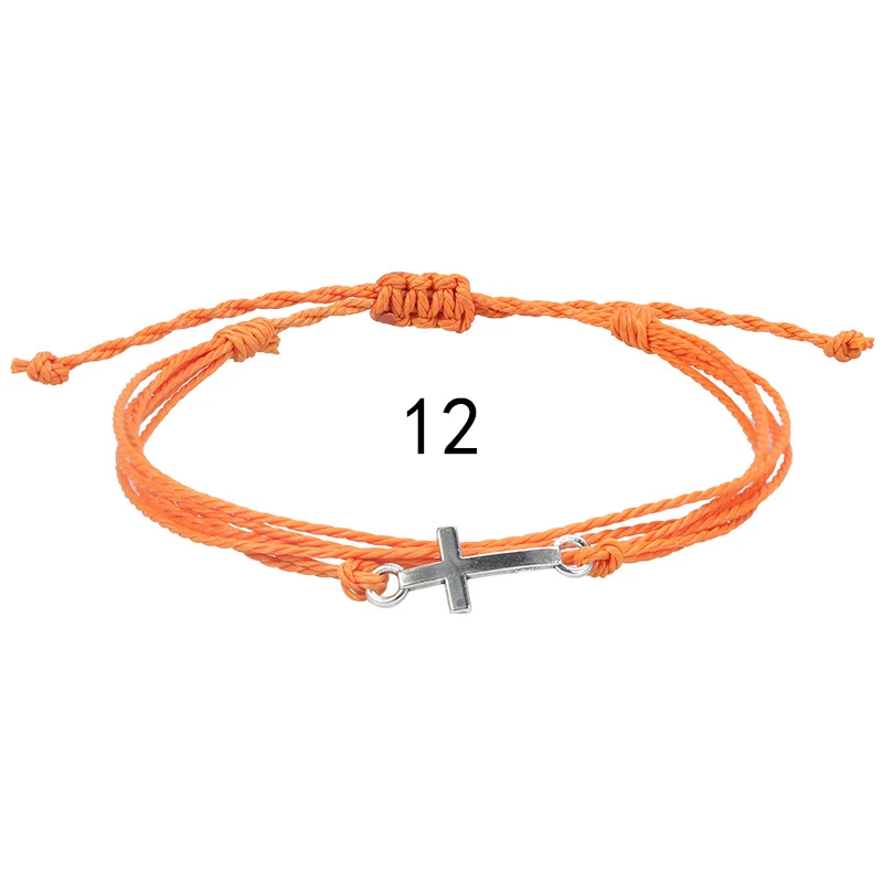 Pulseira unissex de moda, impermeável, com fio encerado e trama. Um acessório estiloso e resistente à água para homens e mulheres. — foto 2