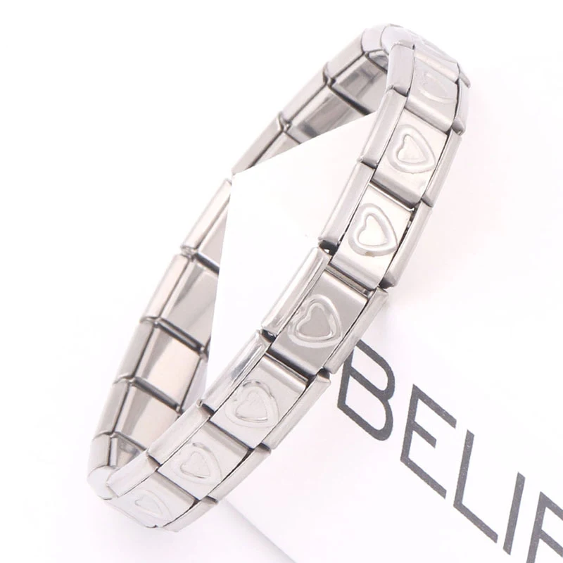 Pulseira de moda em aço inoxidável eletroplatado personalizada e removível, design elegante e fácil de adaptar ao seu estilo. — foto 5