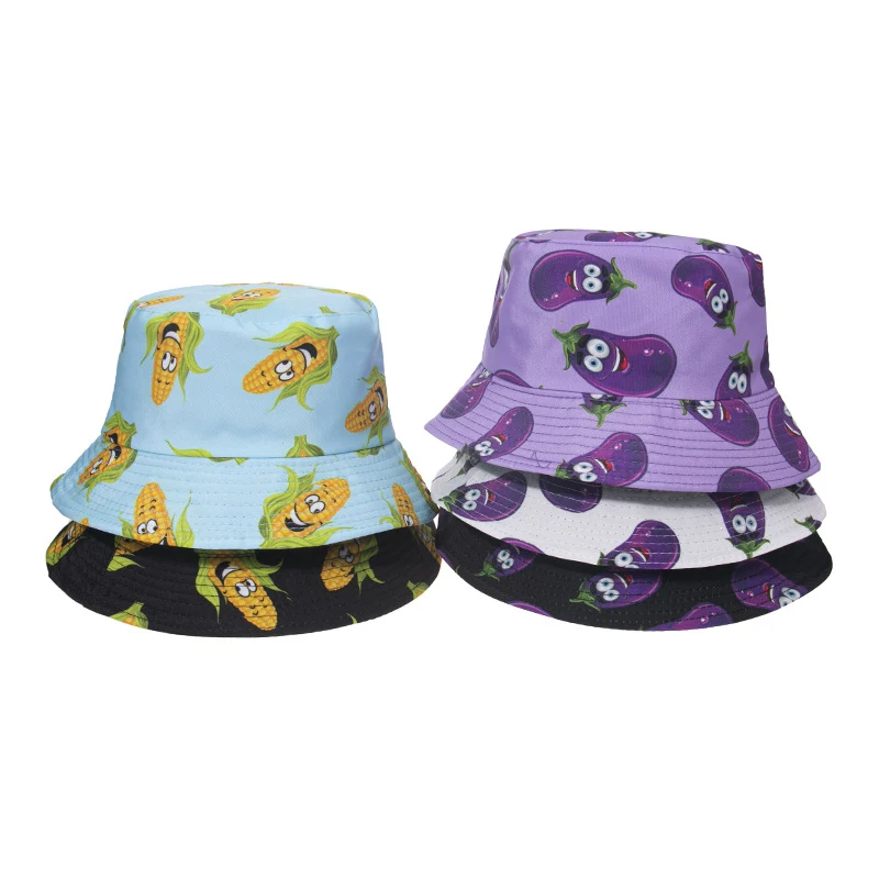 Title 5, Outdoor Double Sided Wear Bucket Hat with Corn,...