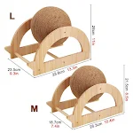 Cat Scratching Ball Scrapers Toy Kitten Sisal Rope Ball Board Grinding Paws Cats Scratcher Wear-Resistant Pet Furniture — photo 3