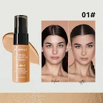 Long Lasting Smear-proof Makeup Waterproof Sweat-proof Easy To Apply Oil Control Concealing Foundation for Flawless Look — photo 3
