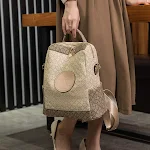 Mochila Vintage Europeia e Americana Feminina Nova Grande Capacidade Bolsa Espaçosa Perfeita para Viagens e Uso Diário Estilo Retro — foto 19