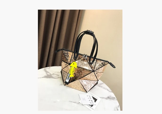 New wave hoogwaardige tas, oceaan laser, enkele schouderriem, grote capaciteit, classy handtas. Ideaal voor dagelijks gebruik en meer. — foto 3