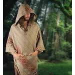Men's Hooded Cloak Shawl Ethnic Style Fringed Big Shawl, perfect for layering, keeping warm, and adding a unique touch t — photo 2