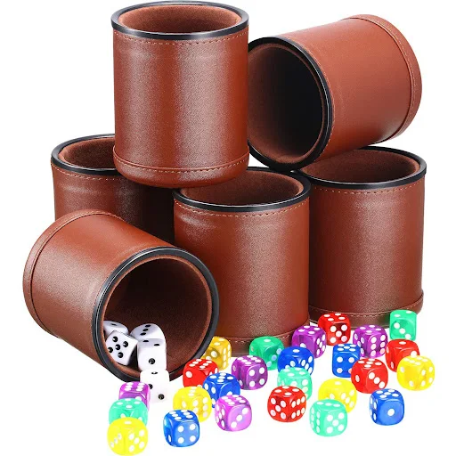 Title 15, Red Flannel Mute Dice Set for quiet game play. ...