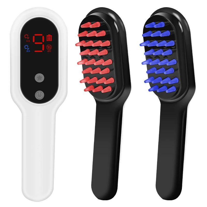 Electric Massage Comb Physiotherapy Hair Comb Head Massager Magnetic Therapy For Scalp Health and Relaxation — photo 2