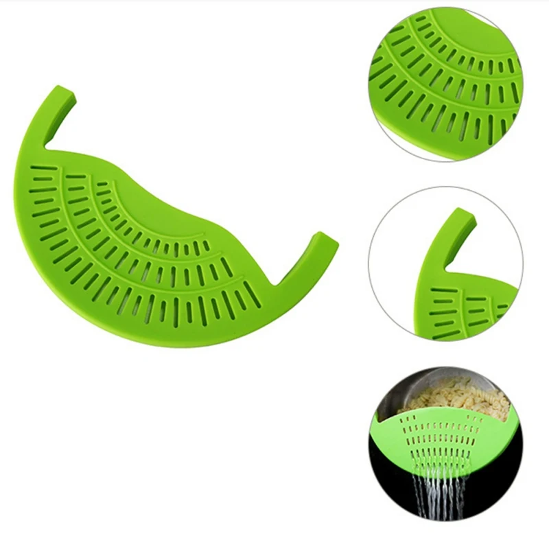 Silicone Food Oil Drainer for Pots Pans Bowls. Funnel Strainer. Safely and easily drain hot oils and liquids. Prevents s — photo 1