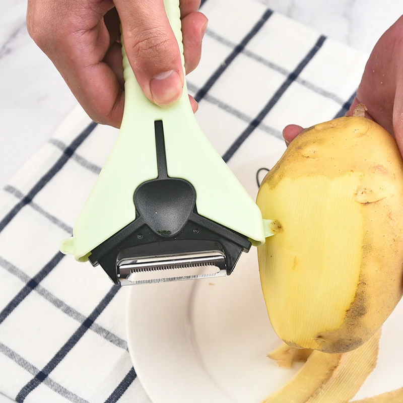 Fruits and Vegetables Planning Tools Household Three-in-one Peeler Convenient Kitchen Gadget for Quick and Easy Food Pre — photo 10