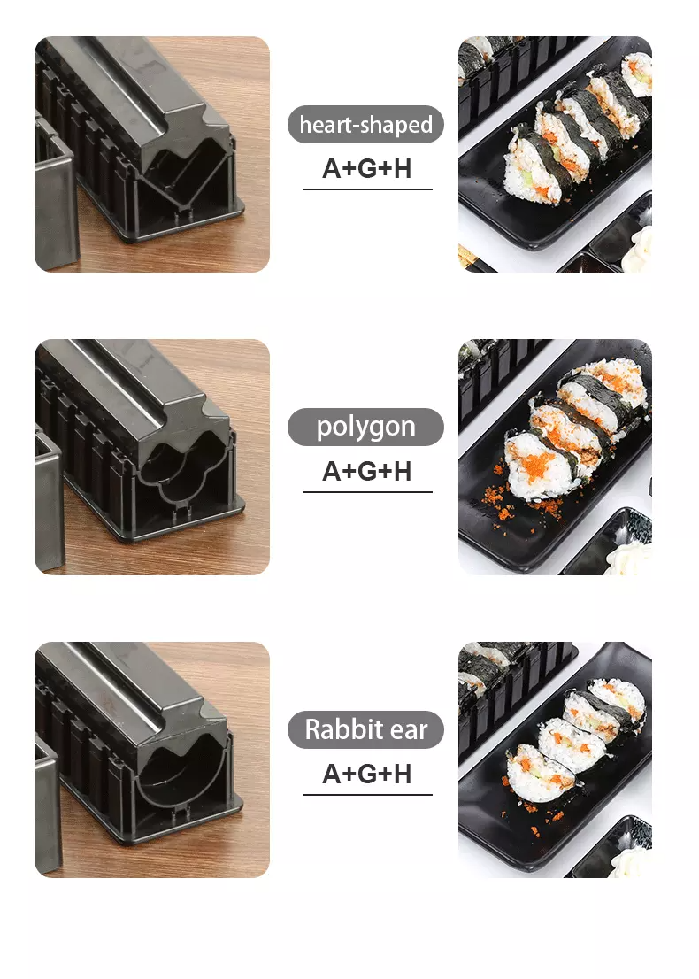 Title 8, 10pcs Sushi Making Kit Make delicious sushi at ...