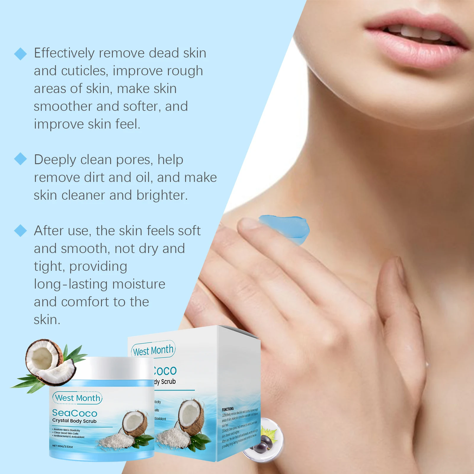 Title 10, Exfoliërende Gezichtsscrub en Body Scrub voor Z...