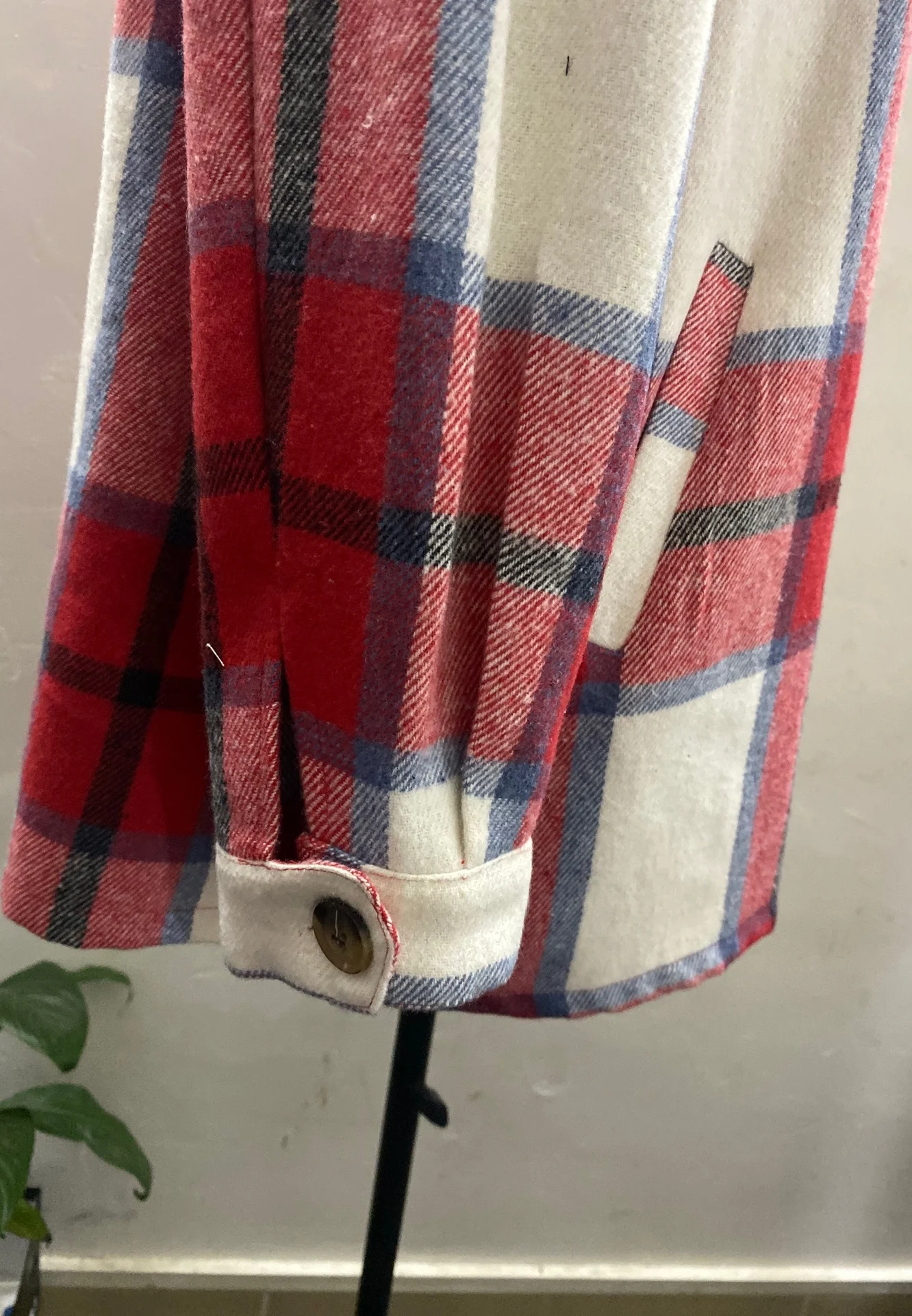 Title 10, Cardigan da donna in lana a quadri, cappotto ca...