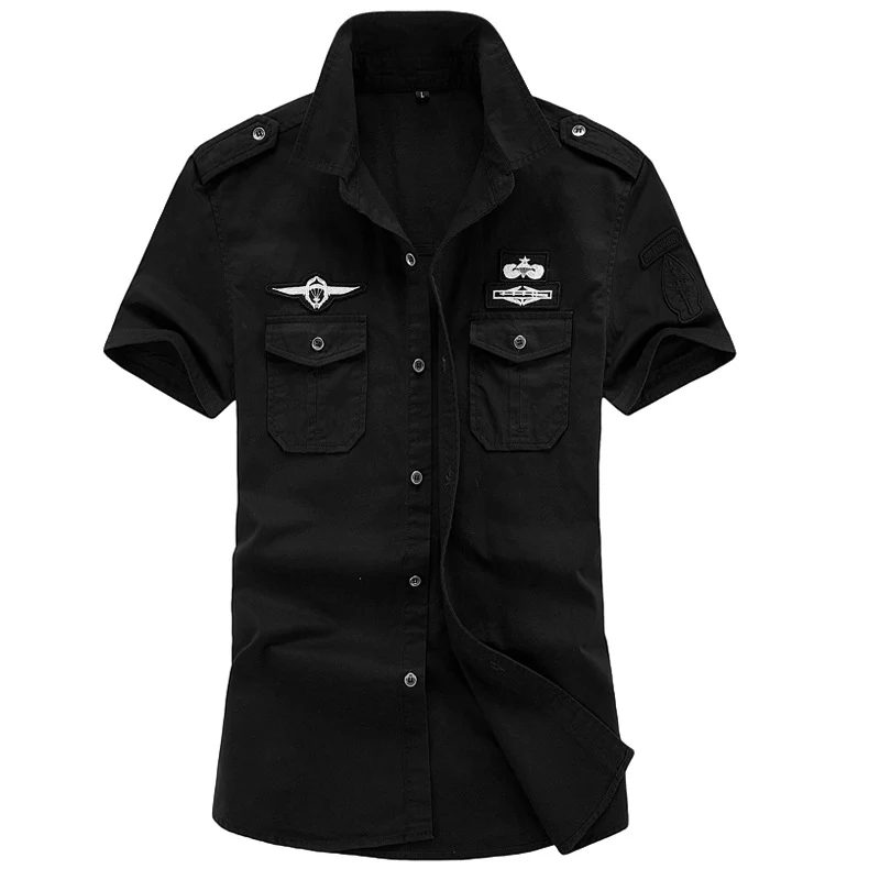 Camisa masculina de manga curta plus size para o verão, leve e respirável, perfeita para dias quentes. Conforto e estilo casual garantidos. — foto 4