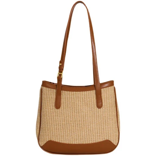 Title 6, Bolsa de ombro retro versátil feminina, ideal p...