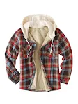 Hot Selling Men's Hooded Plus Fleece Shirt Jacket for warmth and comfort, perfect for cold weather, a stylish and practi — photo 4