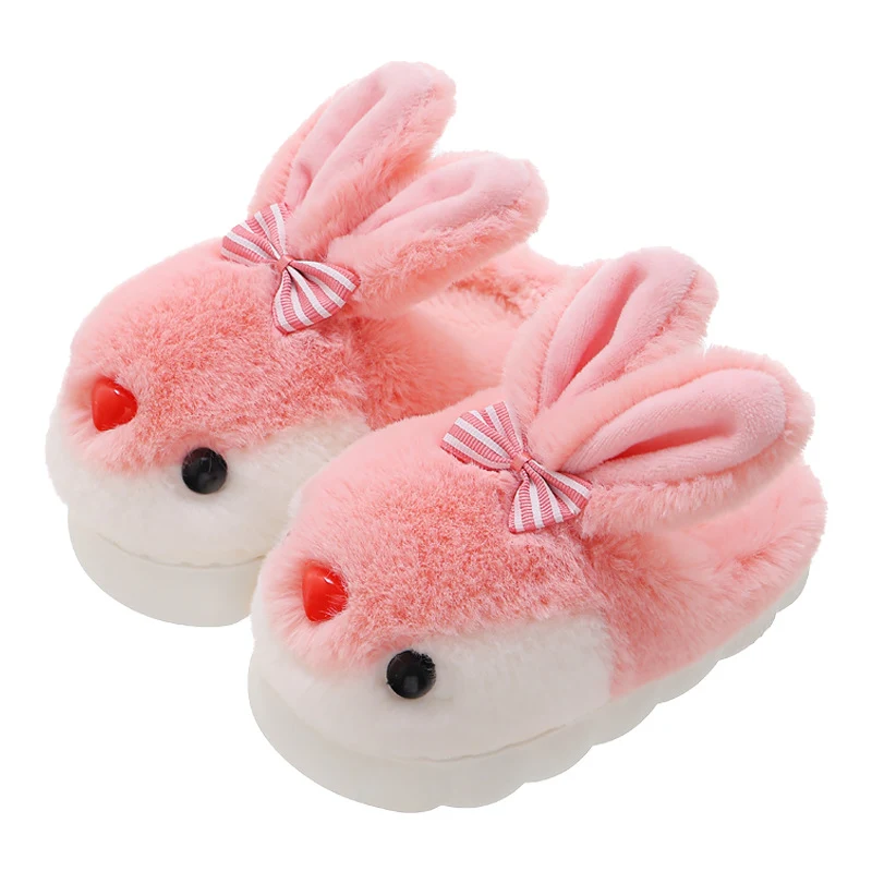 Children's Cotton Slippers Girls Winter Warm & Cozy. Soft and comfortable indoor footwear, perfect for keeping little fe — photo 1