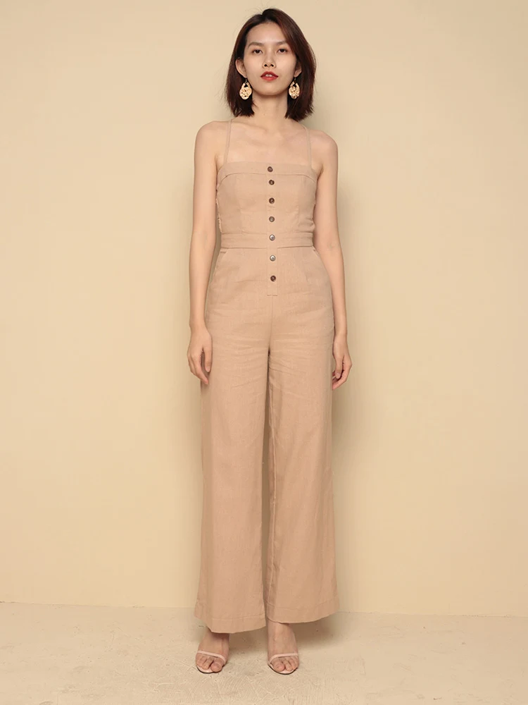 Title 5, Dames jumpsuit met bretels