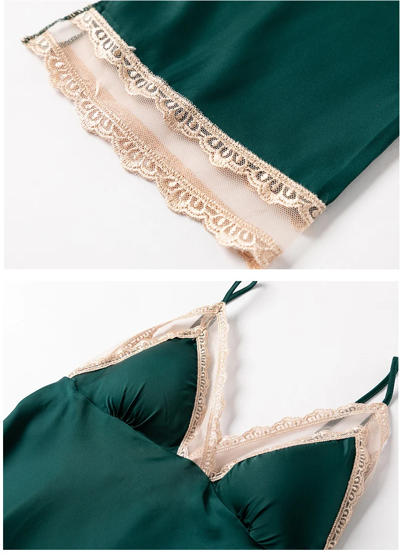 Title 5, Bata de dormir sencilla de moda para mujer, con...