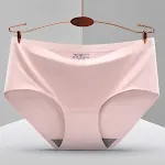 Ženski donji veš od ledene svile, bešavni, prozračan, seksi srednji struk, jednobojan, udoban — foto 7