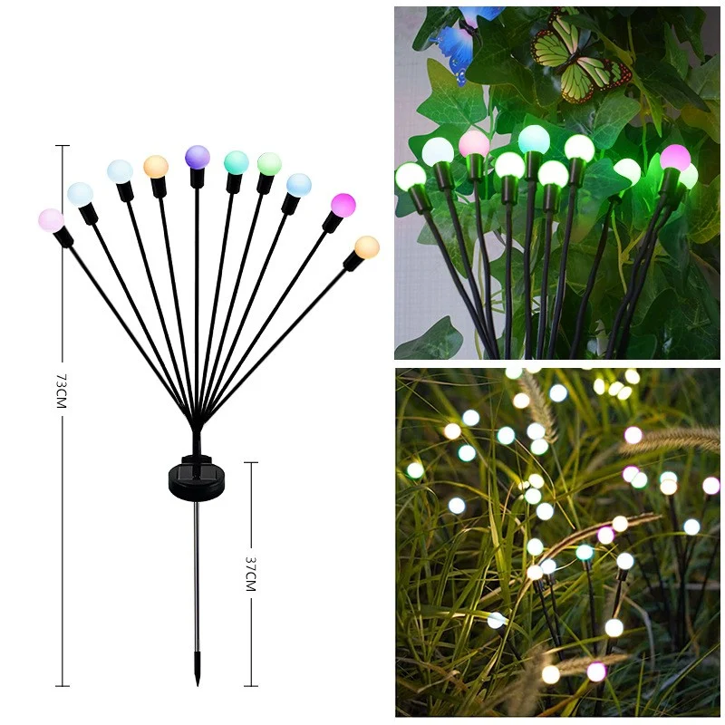 Title 11, LED Pneumatic Firefly Ground Plug-in Lamp Illum...