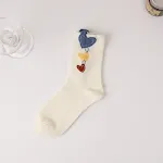 White background a heart