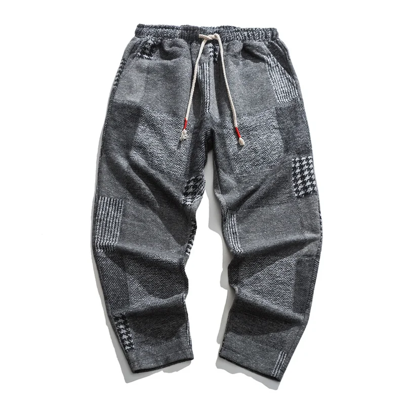 Casual wollen jas in grote maten met dikke fluwelen voering, losse rechte pasvorm, perfect voor comfort en warmte. — foto 5