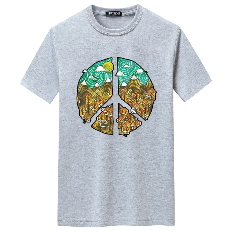 T-shirt met korte mouwen Herentop met halve mouw — foto 10