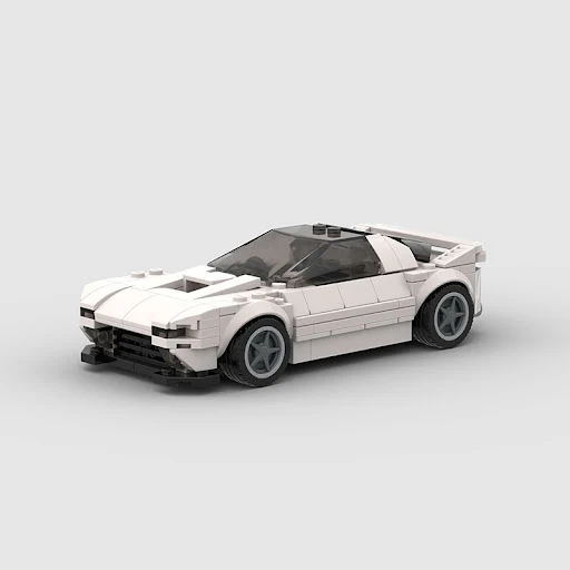 Title 2, Assembled Building Block Series 8-cell Supercar...
