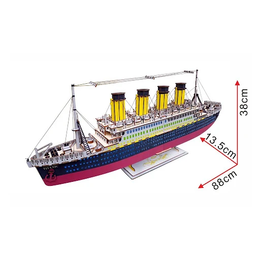 Title 1, 3D Jigsaw Puzzle Laser DIY Large Manual Build y...