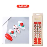 Fashionable Detachable Water Drop Nail Patch. Get stylish nails effortlessly, easily applied and removed, reusable and p — photo 9