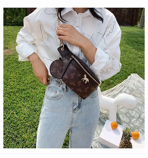 Title 3, Chain Crossbody Korean Style Wild Chest Shoulde...