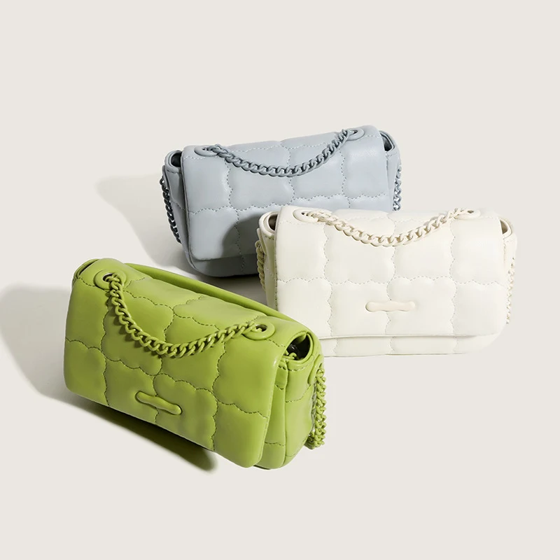 Bolsa feminina xadrez casual de alta qualidade Estilo clássico Cor pura Combinação perfeita Bolsa crossbody para uso diário e elegante — foto 8