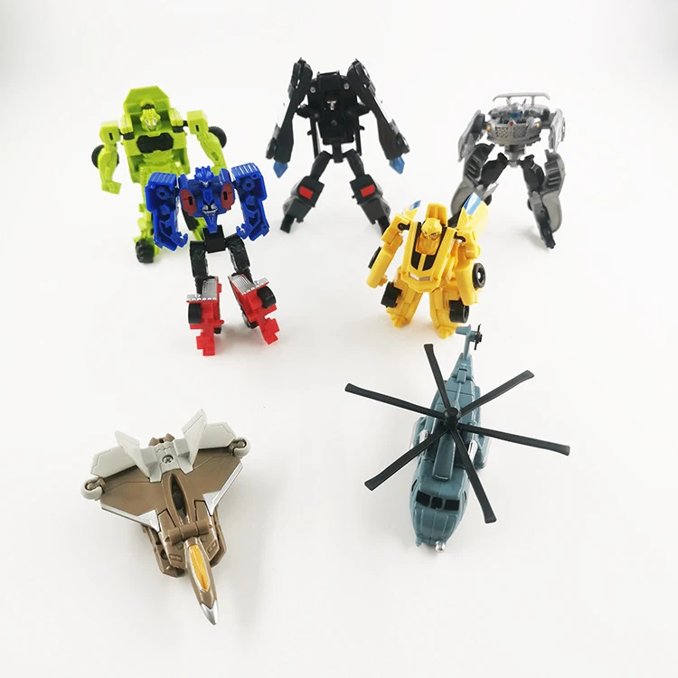 Title 2, Pocket Transforming Robot Mini Model for portab...