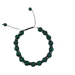 Pulseira de praia de pedra natural, feita à mão com corda. Design artesanal, perfeito para uso na praia. Conforto e estilo únicos para você. — foto 2