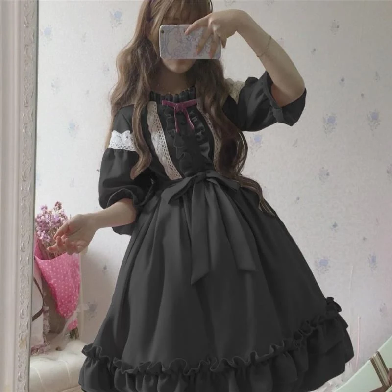 Title 5, Soft Girl Lolita Skirt and Dress Embrace Sweetn...