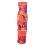 Elegant Printed Sleeveless Tight High Waist Long Dress — photo 18