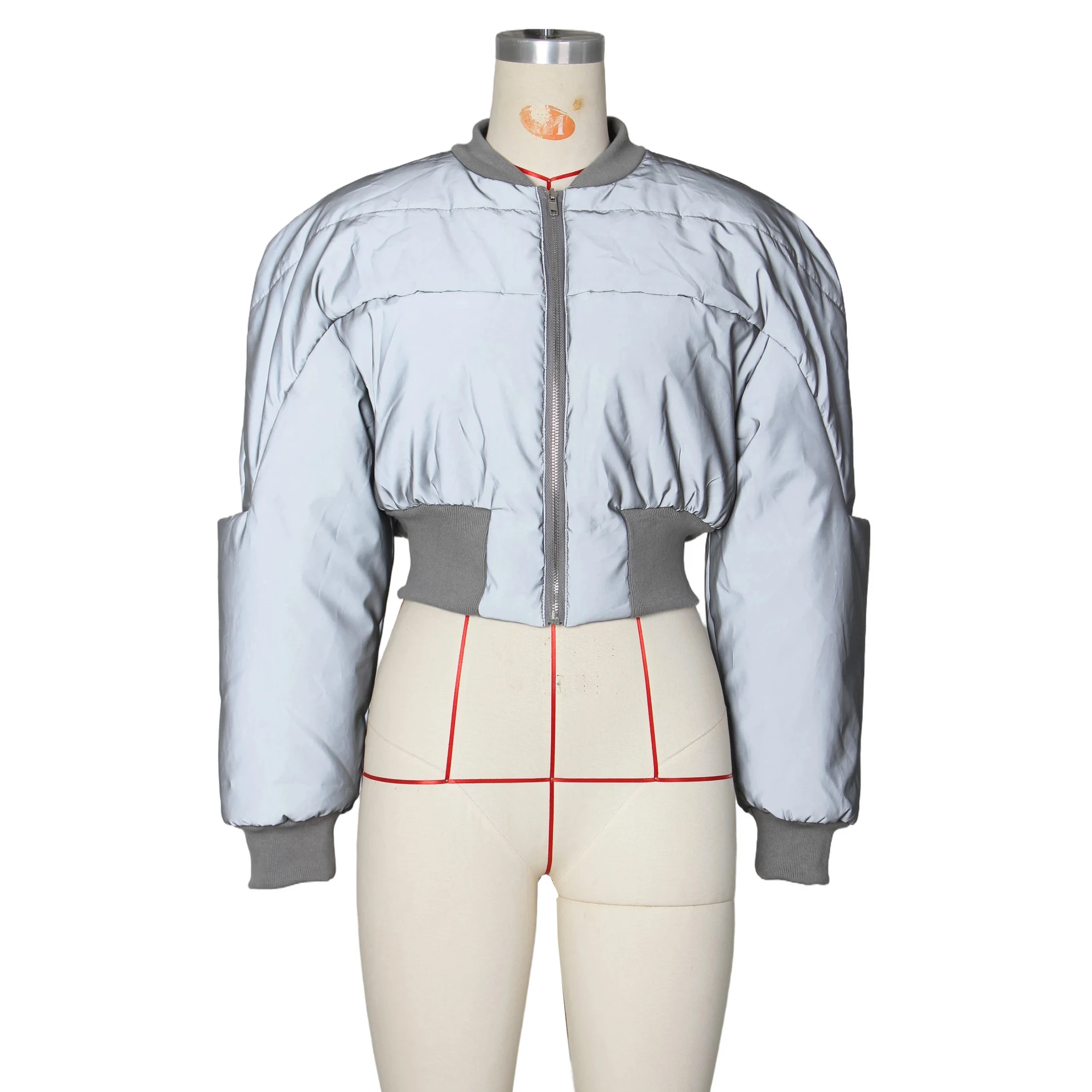 Title 3, Womens fashionable zipper waist warm reflectiv...