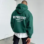 Moletom com capuz solto para casais masculinos. Conforto e estilo para ele e ela, perfeito para looks casuais e momentos relaxantes. — foto 31