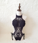 Hand-knitted one-piece swimsuit for ultimate comfort and style, perfect for beach or pool, enjoy the summer with this un — photo 6