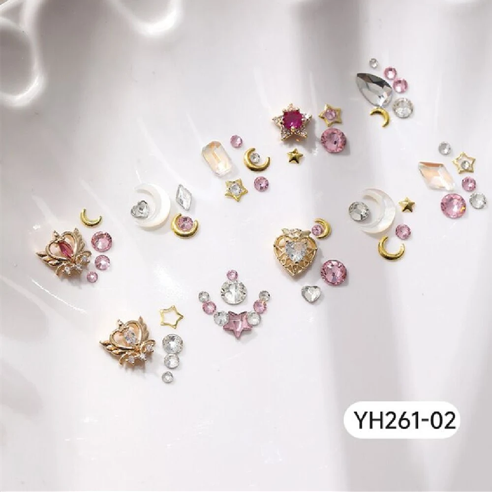 Title 5, Womens Fashion Simple Love Nail Diamond Set. A...