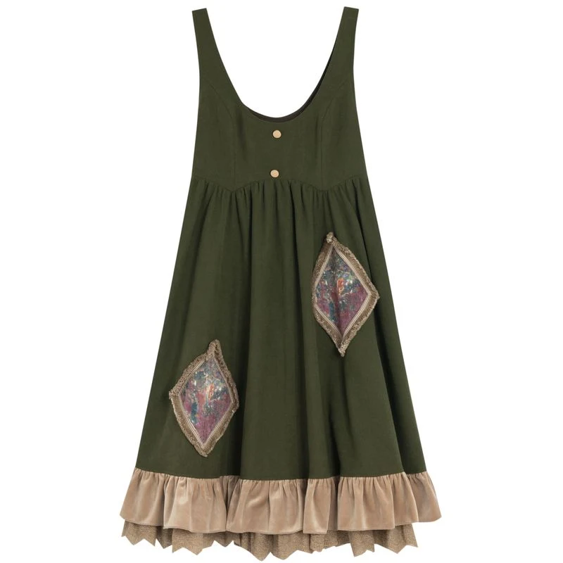 Vestido Longo Camisa Pastoral Jumpsuit, ideal para um visual elegante e confortável. Perfeito para diversas ocasiões, do casual ao chique. — foto 4