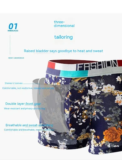 Title 3, Boxer da uomo in cotone con stampe di cartoni a...